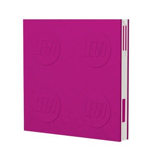 Lego Locking Notebook With Gel Pen - Violet